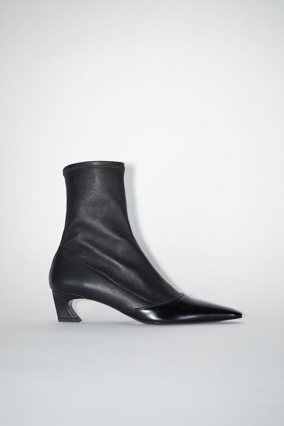 Acne Studios Heeled Ankle Boots Black FN-WN-SHOE000695