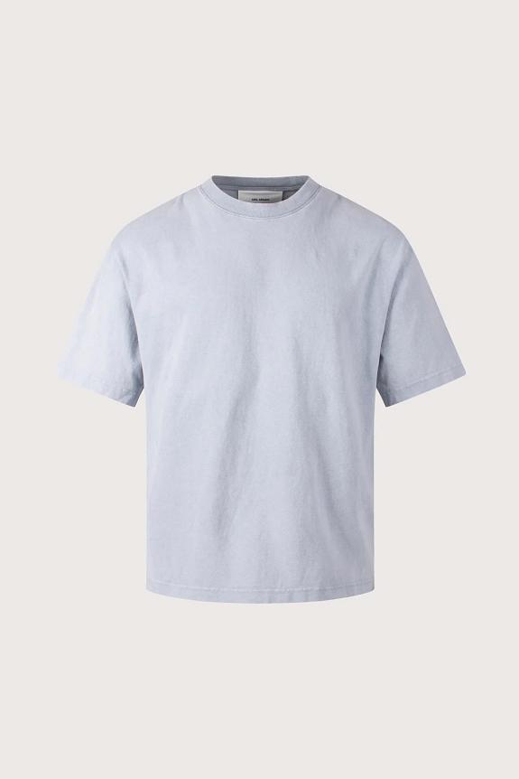 AXEL ARIGATO Typo Summer T-Shirt Steel Blue-4