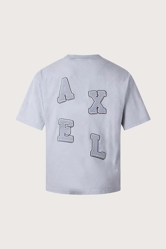 AXEL ARIGATO Typo Summer T-Shirt Steel Blue-5