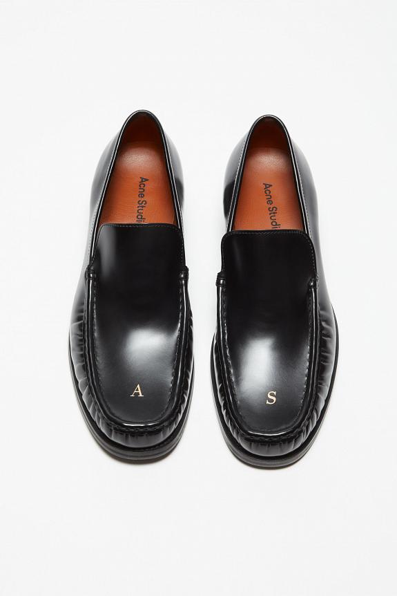 Acne Studios Leather Loafers FN-MN-SHOE000212 Black-1