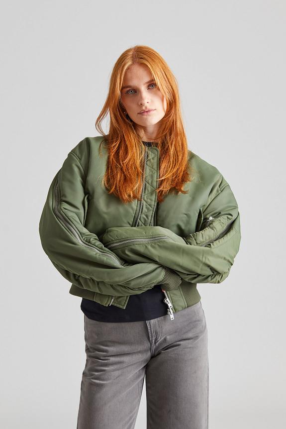 Acne Studios Bomber Jacket Hunter Green FN-WN-OUTW000883-1