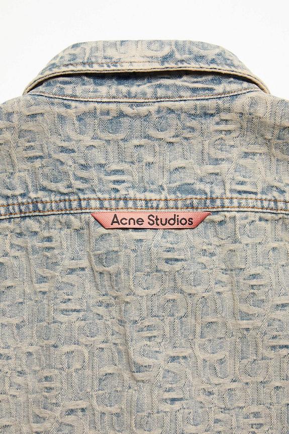 Acne Studios Denim Shirt - Relaxed Fit FN-UX-SHIR000042 Blue/Beige-3