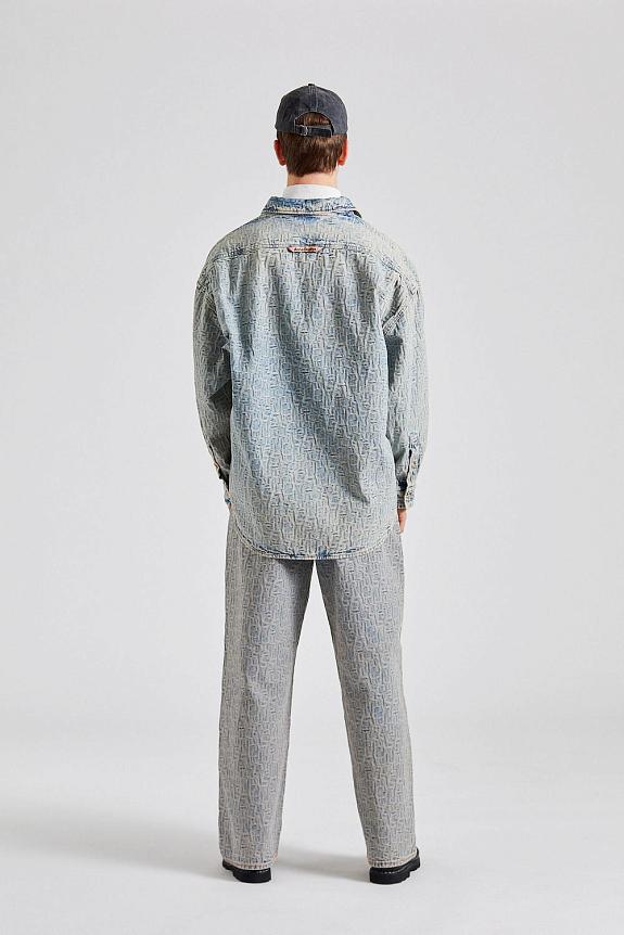 Acne Studios Denim Shirt - Relaxed Fit FN-UX-SHIR000042 Blue/Beige-5