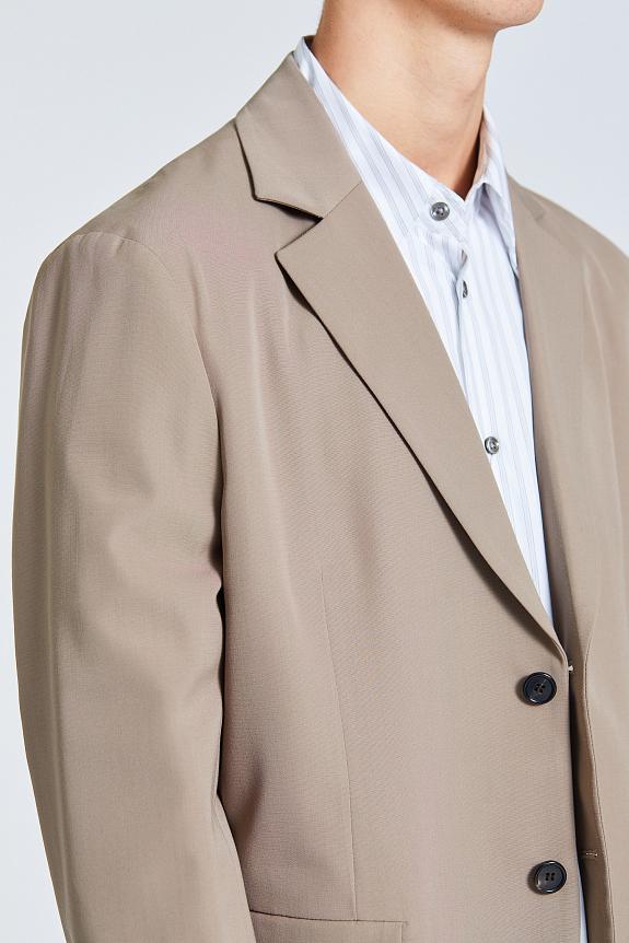 Acne Studios Regular Fit Jacket Mud Grey FN-MN-SUIT000342 -3