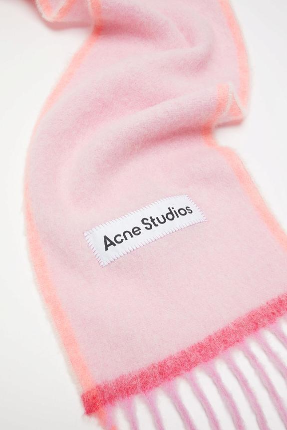 Acne Studios FN-UX-SCAR000328 Pink Skjerf