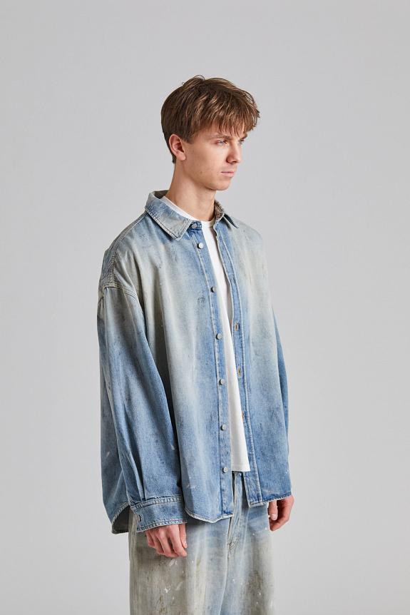 Acne Studios Denim Button-up Shirt FN-UX-SHIR000058 Light Blue-1