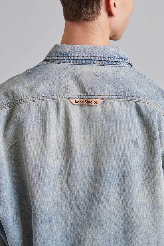 Acne Studios Denim Button-up Shirt FN-UX-SHIR000058 Light Blue-3
