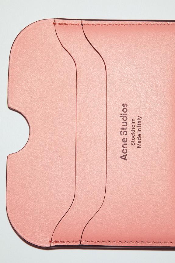 Acne Studios Card Holder Salmon Pink FN-UX-SLGS000194 -2