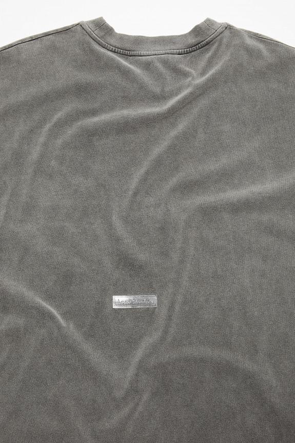 Acne Studios Crew Neck T-Shirt Faded Black FN-UX-TSHI000018 2