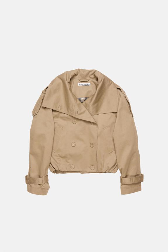 Acne Studios Twill jacket FN-WN-OUTW001104 Mud Beige
