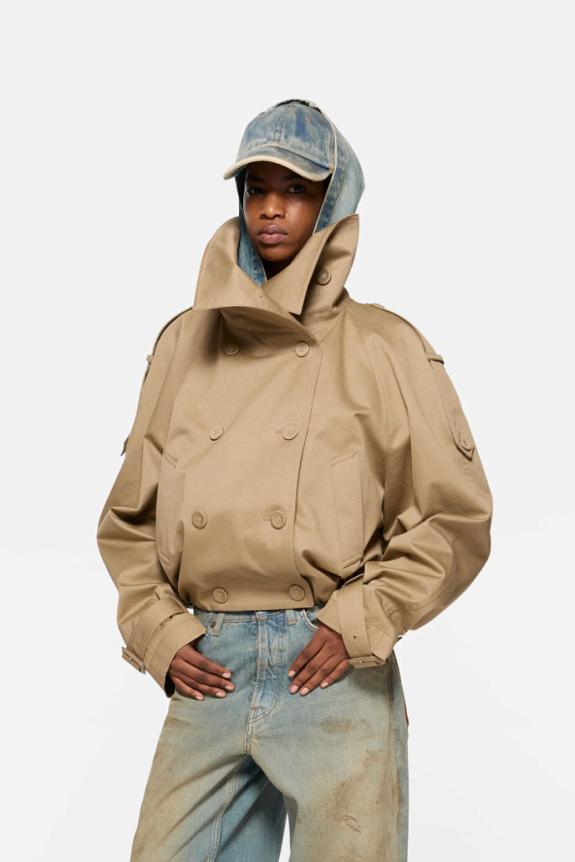 Acne Studios Twill jacket FN-WN-OUTW001104 Mud Beige-2