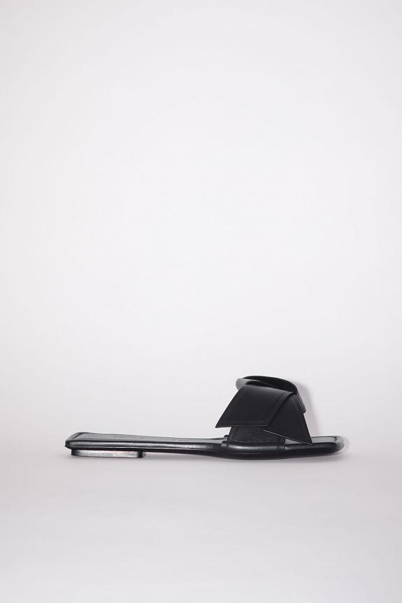 Acne Studios Musubi Leather Sandal Black FN-WN-SHOE000702-1