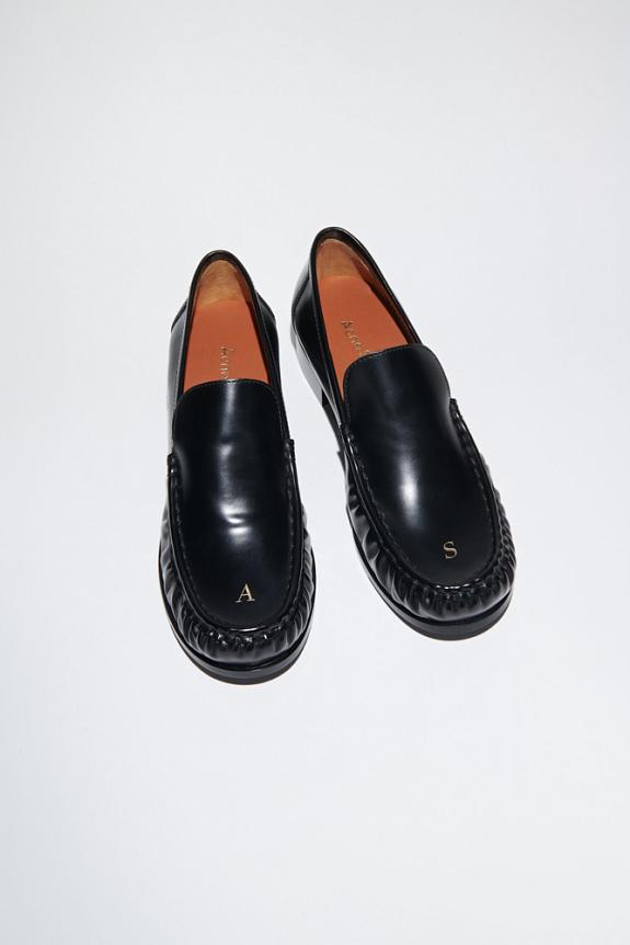 Acne Studios Leather Loafers Black FN-WN-SHOE000711 -1