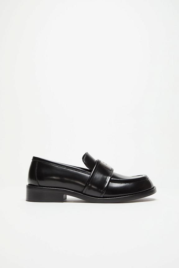 Acne Studios Leather Loafers FN-WN-SHOE000944 Black