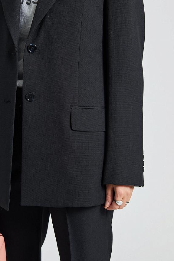 Acne Studios Regular Fit Suit Jacket Black FN-WN-SUIT000508
