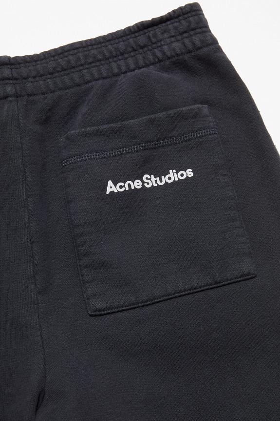 Acne Studios FN-WN-TROU000508 Black Logo Sweatpant