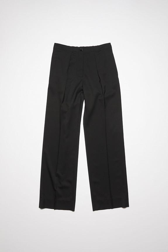 Acne Studios Tailored Herringbone Trousers Black FN-WN-TROU001049-2