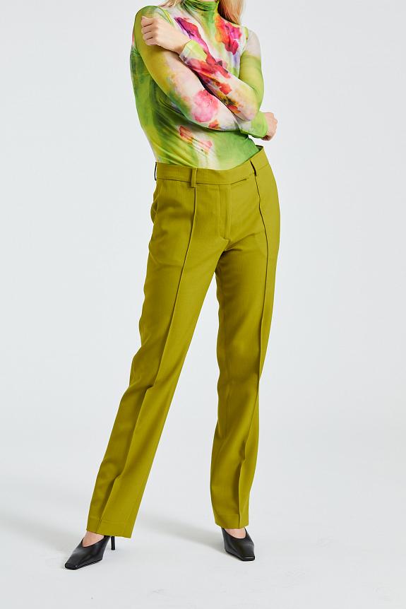 Acne Studios Narrow Tailored Trousers Seaweed Green FN-WN-TROU001061-2