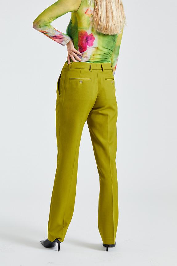 Acne Studios Narrow Tailored Trousers Seaweed Green FN-WN-TROU001061-3