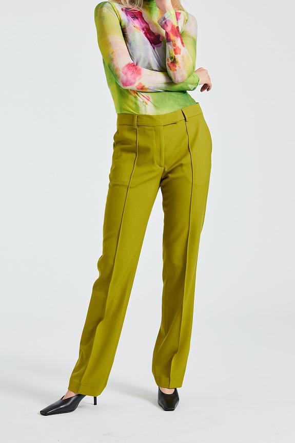 Acne Studios Narrow Tailored Trousers Seaweed Green FN-WN-TROU001061