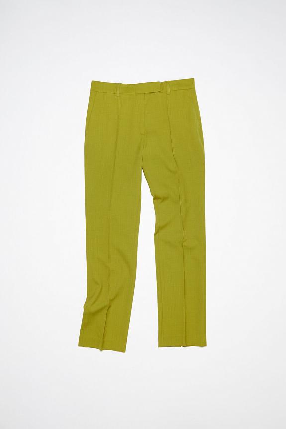 Acne Studios Narrow Tailored Trousers Seaweed Green FN-WN-TROU001061-4