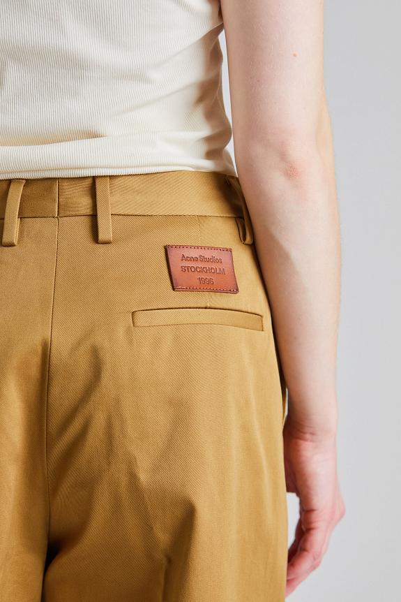 Acne Studios Twill Trousers Faded Ochre FN-WN-TROU001338