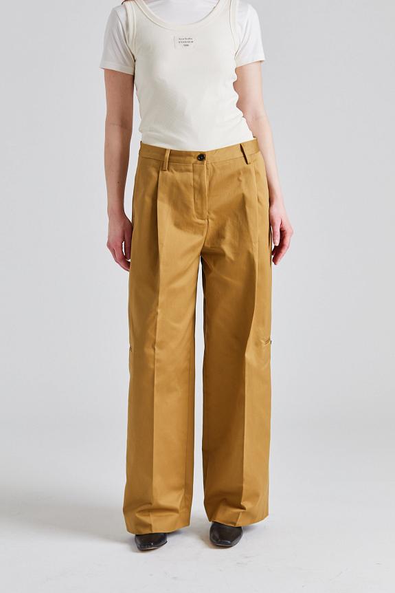 Acne Studios Twill Trousers Faded Ochre FN-WN-TROU001338