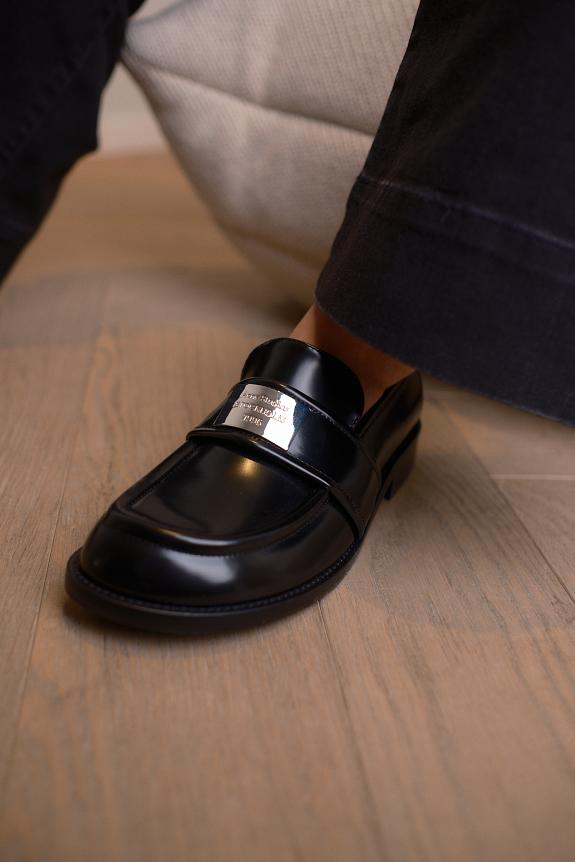 Acne Studios Leather Loafers FN-WN-SHOE000944 Black-5