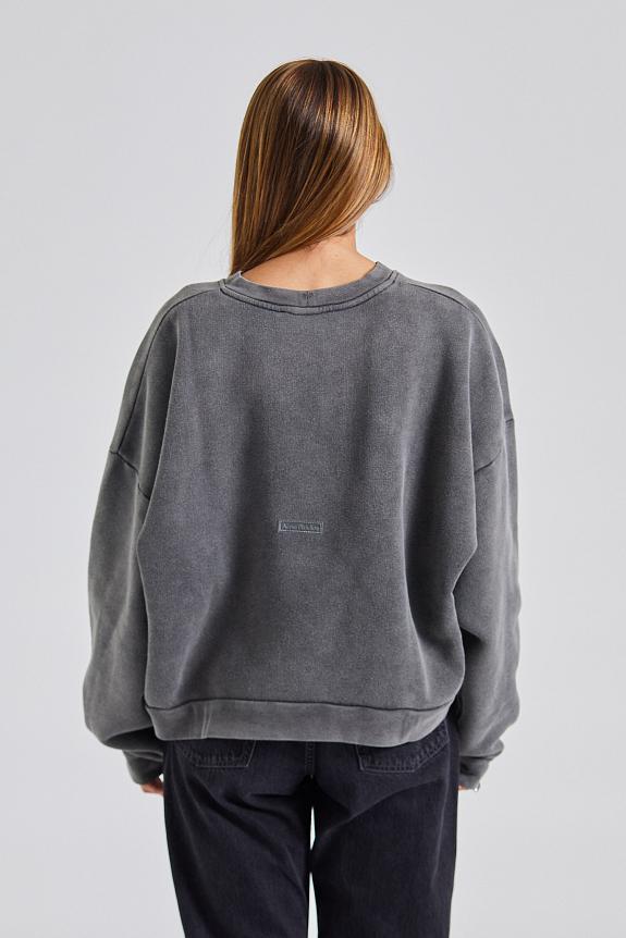 Acne Studios Sweater Logo Patch FN-UX-SWEA000017 Faded Black