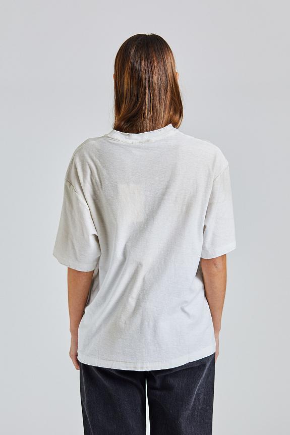 Acne Studios Logo T-Shirt Dusty White FN-UX-TSHI000013 