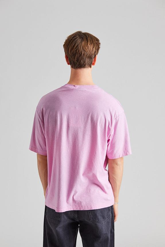 Acne Studios Logo T-shirt - Relaxed fit FN-UX-TSHI000013 Cotton Candy Pink-1