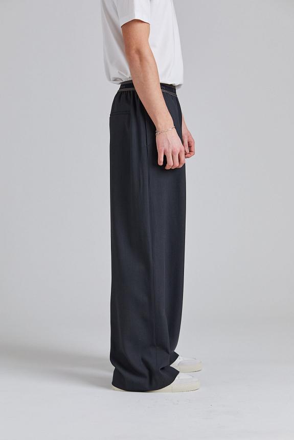 Acne Studios Logo Tape Trousers Charcoal Grey FN-MN-TROU001028-3