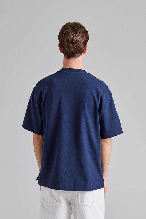 Acne Studios Logo t-shirt FN-UX-TSHI000121 Deep Blue-2