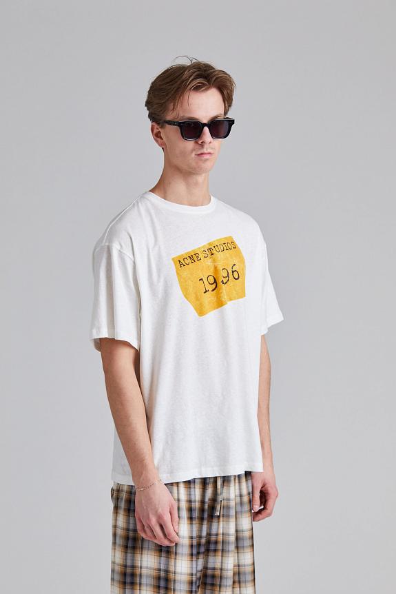 Acne Studios Logo t-shirt FN-UX-TSHI000149 Optic White-2