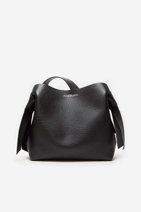 Acne Studios Musubi Midi Shoulder Bag Grain Black