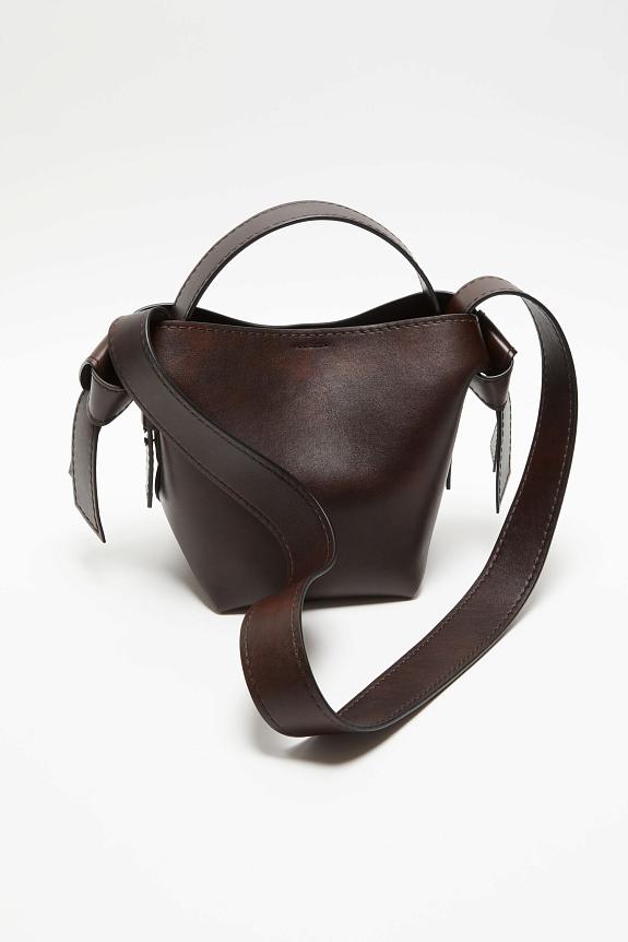 Acne Studios Musubi mini FN-WN-BAGS000453 Dark Brown-4