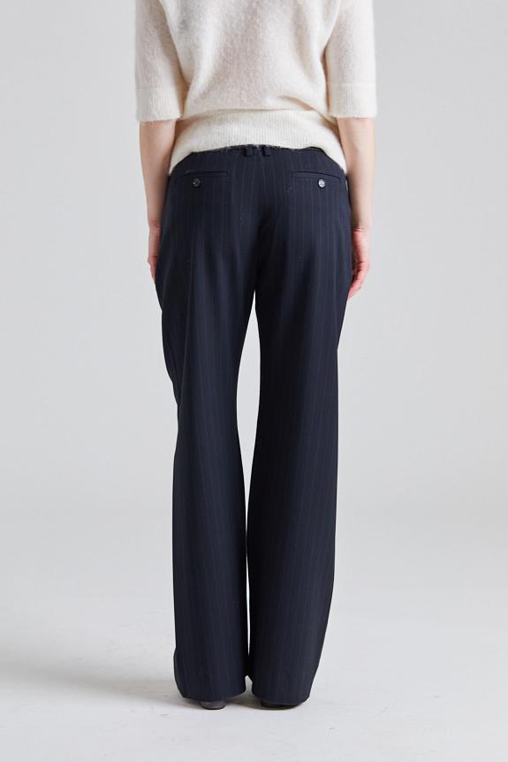 Acne Studios Pinstripe Trousers FN-WN-TROU001311 Navy Blue-2