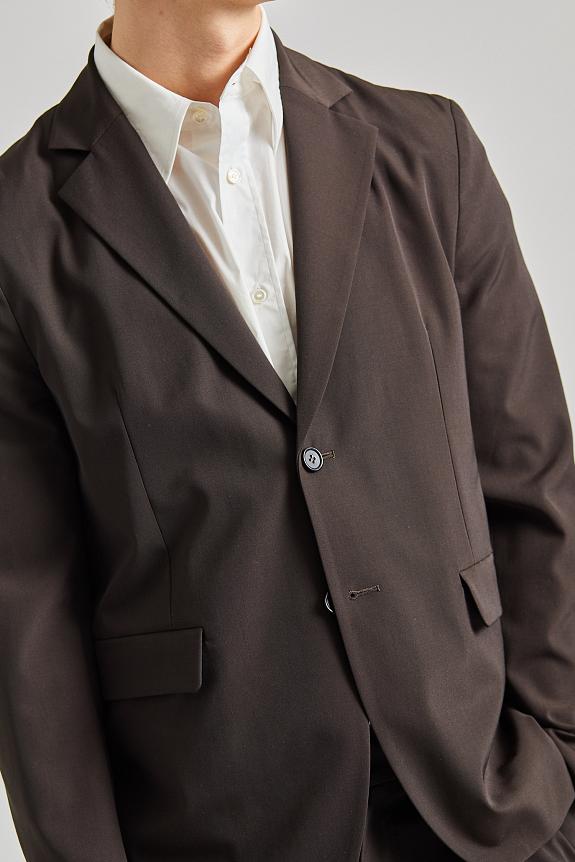 Acne Studios Regular Fit Suit Jacket Cacao Brown FN-MN-SUIT000342-1