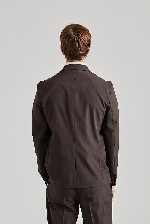 Acne Studios Regular Fit Suit Jacket Cacao Brown FN-MN-SUIT000342-5