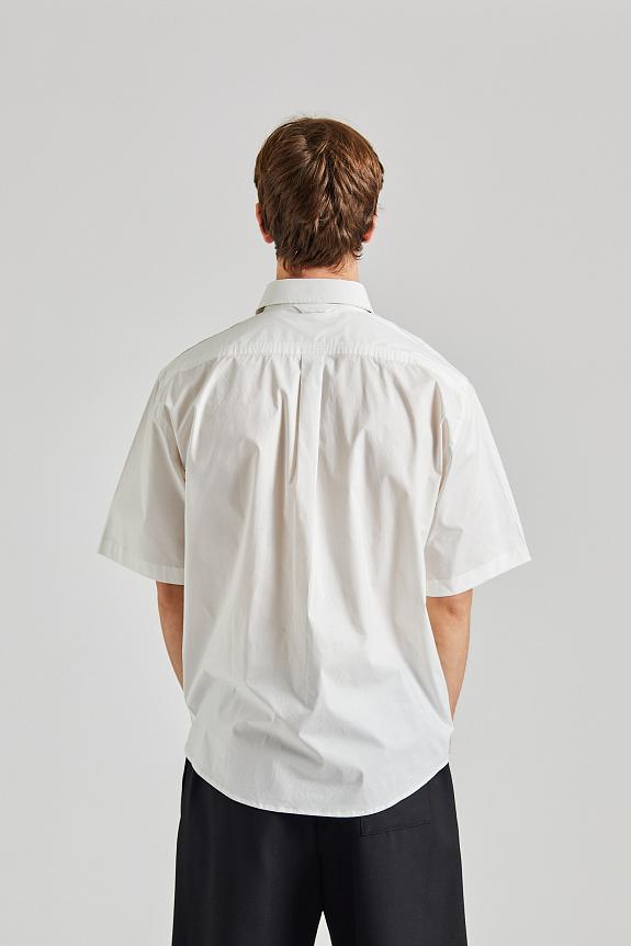 Acne Studios Short Sleeve Button-up Shirt White FN-MN-SHIR000742-2