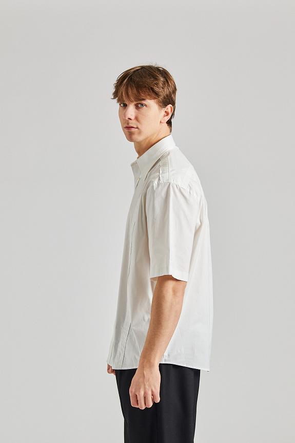 Acne Studios Short Sleeve Button-up Shirt White FN-MN-SHIR000742-3