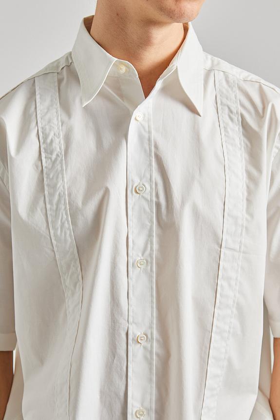 Acne Studios Short Sleeve Button-up Shirt White FN-MN-SHIR000742-5