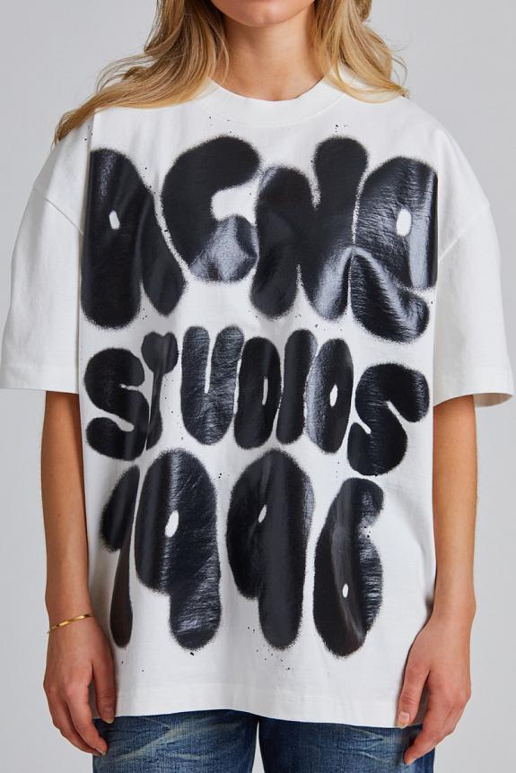 Acne Studios T-Shirt Logo Optic White FN-UX-TSHI000116 