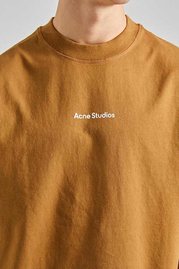 Acne Studios T-shirt Logo Mud Beige FN-MN-TSHI000579-3