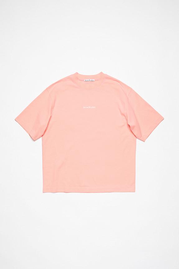 Acne Studios T-shirt Logo Pale Pink FN-MN-TSHI000579-4