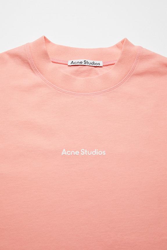Acne Studios T-shirt Logo Pale Pink FN-MN-TSHI000579-5