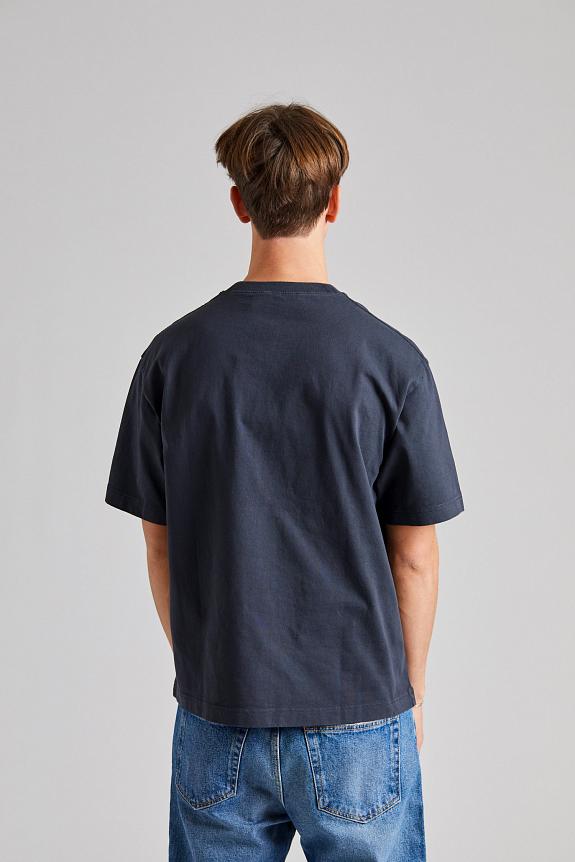 Acne Studios T-shirt Stamp Logo - Relaxed Fit FN-UX-TSHI000051 Black-3