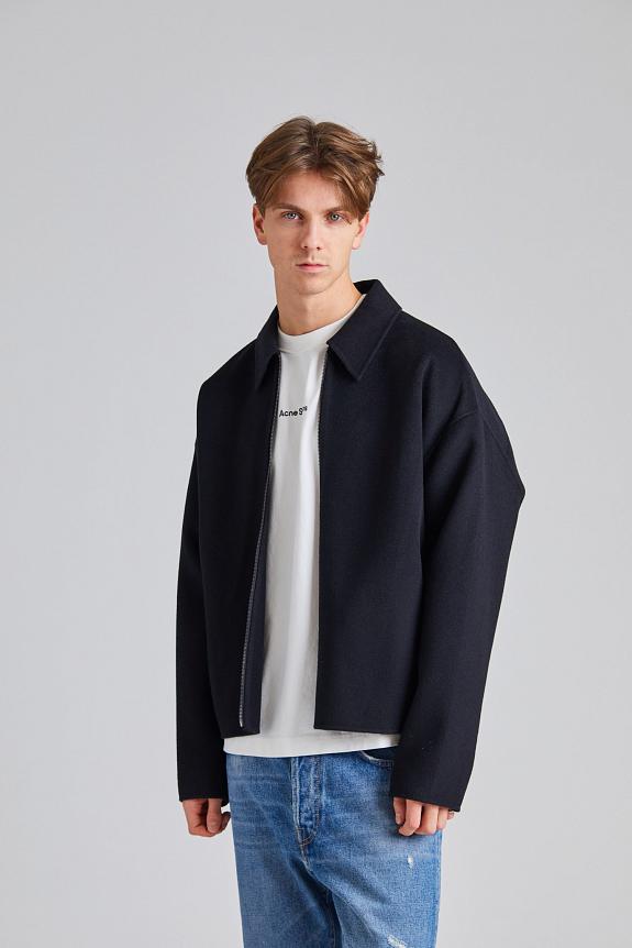 Acne Studios Wool Zipper Jacket FN-MN-OUTW000939 Black