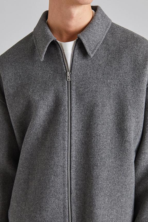 Acne Studios Wool Zipper Jacket FN-MN-OUTW000939 Grey Melange-5