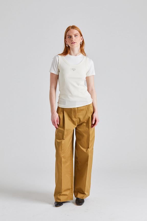 Acne Studios Twill Trousers Faded Ochre FN-WN-TROU001338